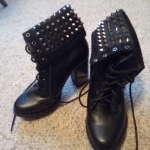 Spiked Platform Heels